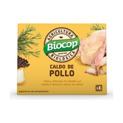 CALDO CUBITOS DE POLLO 6X11 GR. BIOCOP
