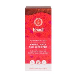 HENNA NATURAL CON AMLA Y JATROPHA 100 GR. KHADI