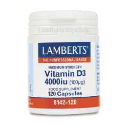 VITAMINA D3 4000ui 120COMP. LAMBERTS