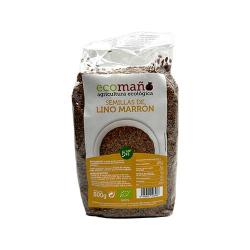 LINO MARRÓN BIO 500GR. ECOMAÑO