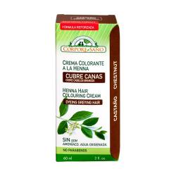 CREMA COLORANTE CASTAÑO 60ML. CORPORE SANO