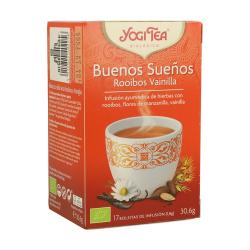 YOGI TEA BUENOS SUEÑOS CON ROOIBOS Y VAINILLA