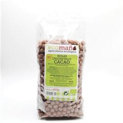 BOLAS CRUJIENTES DE CACAO 250GR. ECOMAÑO