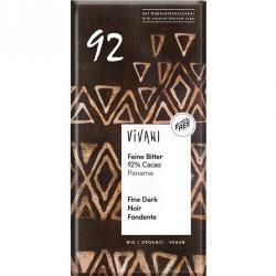CHOCOLATE NEGRO 92 CACAO 80 GR. VIVANI