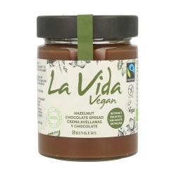 CREMA CHOCOLATE Y AVELLANAS 270G. LA VIDA VEGAN