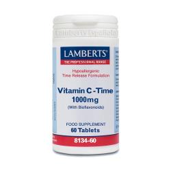 VITAMINA C TIME 1000MG 60TB. LAMBERTS