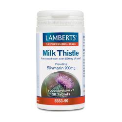 MILK THISTLE (CARDO MARIANO) (90 TABS). LAMBERTS