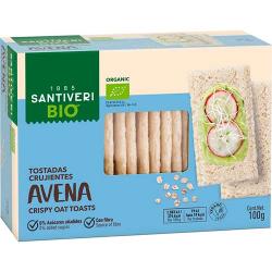 TOSTADAS LIGERAS DE AVENA 100GR. SANTIVERI