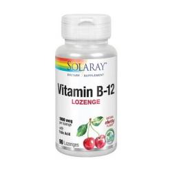 VIT.B12 + ÁCIDO FÓLICO 1000. 90 COMP. SOLARAY