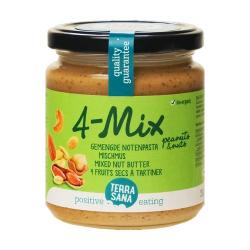 CREMA FRUTOS SECOS CON CACAHUE 4MIX 250G TERRASANA