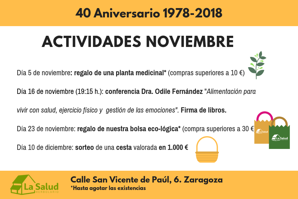 Celebramos el 40 aniversario de La Salud