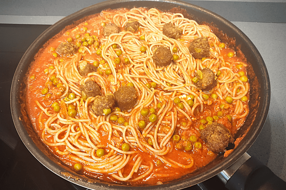 receta de espaguetis saludables